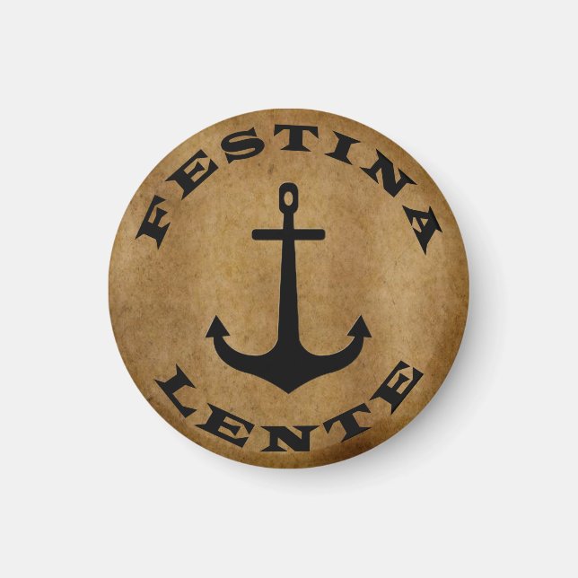 Festina lente magnet (Vorne)