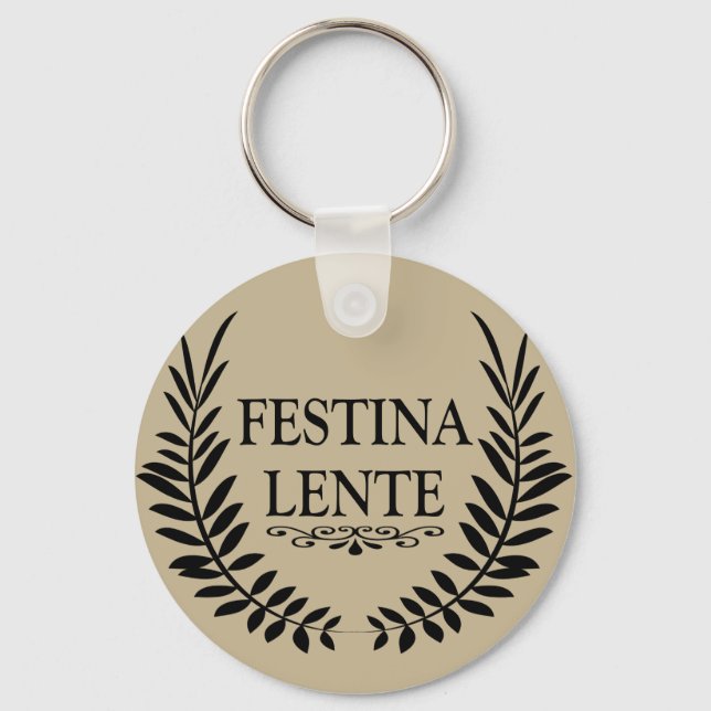 Festina lente schlüsselanhänger (Vorderseite)