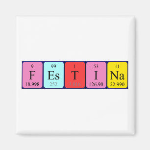 Festina-Magnet für periodische Tabellen Magnet