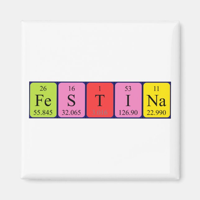 Festina-Magnet für periodische Tabellen Magnet (Vorne)