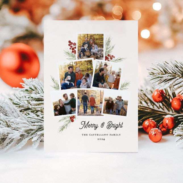 Festitive Foliage Foto Treppenkarte Feiertagskarte (Von Creator hochgeladen)