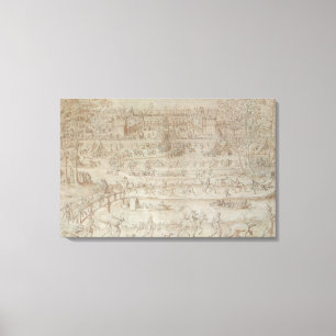 Festival am Chateau d'Anet Leinwanddruck