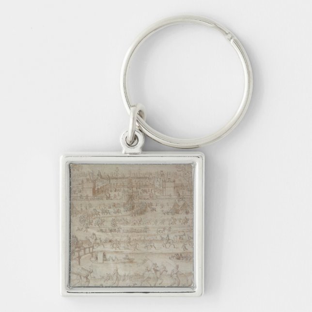 Festival am Chateau d'Anet Schlüsselanhänger (Vorne)