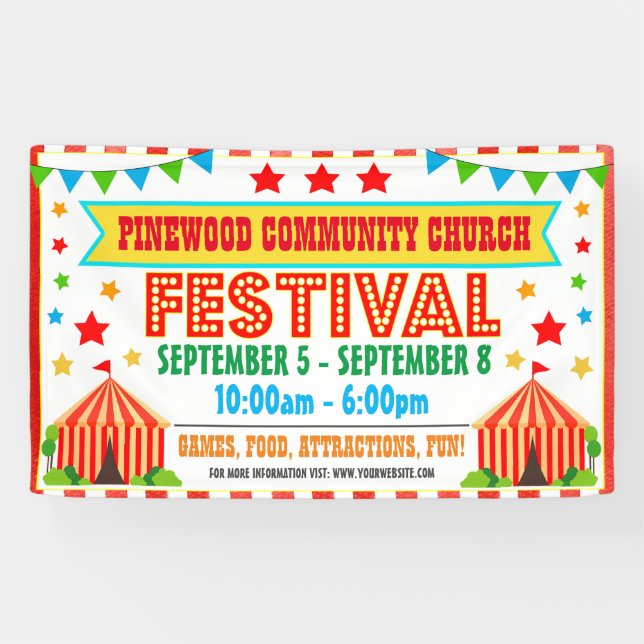 Festival-Banner Banner (Horizontal)