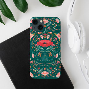 Festival Bontanical floral Folk Art Forest Green Case-Mate iPhone Hülle
