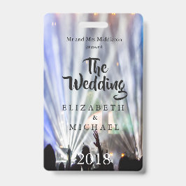 Festival Bright Lights Fun Hochzeit Einladung Ausweis