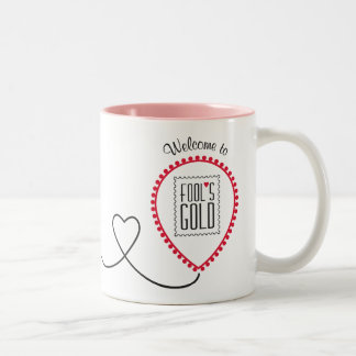 Festival-Büro-Tasse des Dummkopfs Gold Zweifarbige Tasse