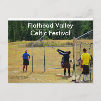 Festival celtique Jeux des Highlands Carte postale