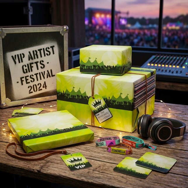 Festival Crowdwrapping Paper Geschenkpapier (Von Creator hochgeladen)
