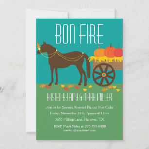 Festival d'automne Bon Feu Invitations