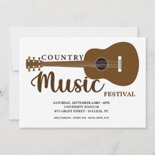 Festival de musique country Invitation