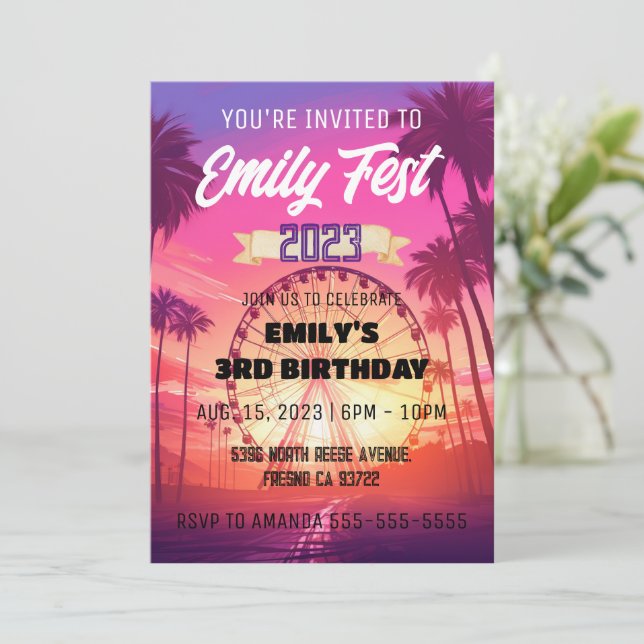 Festival de musique Fest Anniversaire Invitation E (Debout devant)