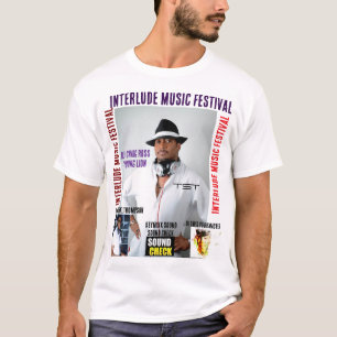 FESTIVAL DE MUSIQUE INTERLUDE. T-shirt pour hommes