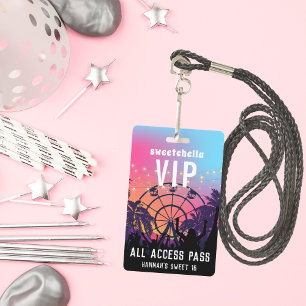 Festival de musique Tous les badges d'accès