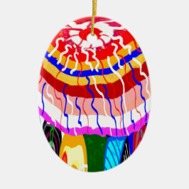 Festival dekorativer keramik ornament