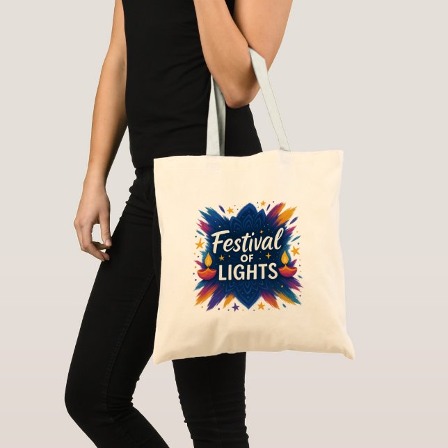 Festival der Lichter | Diwali Custom Tote Bag Tragetasche (Vorderseite (Produkt))