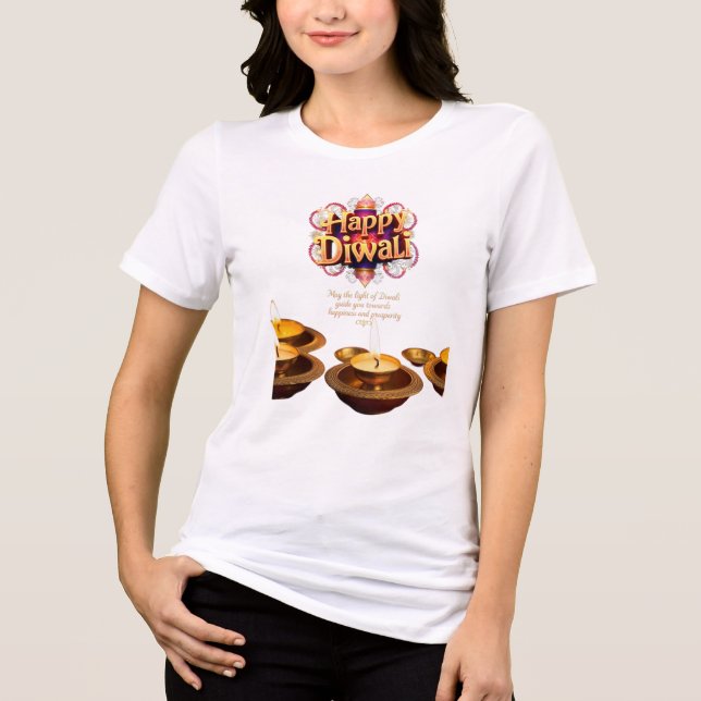 Festival der Lichter Tri-Blend Shirt (Vorderseite)