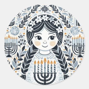 Festival des Lumières : Autocollants Hanukkah Same