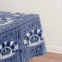 Festival Dreaming Vintag Retro Navy Weiße Marine