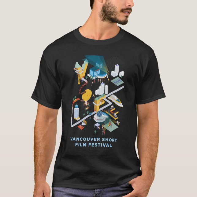 Festival du court métrage de Vancouver - T-Shirt ( (Devant)