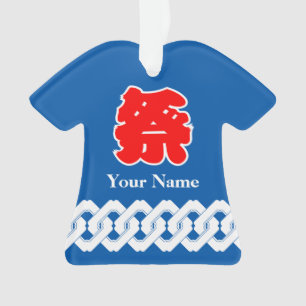 Festival du Japon bleu Happi Coat