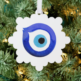 Festival Evil Eye Ornament Card Karte