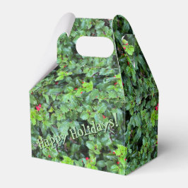 Festival Green Holly Berry Weihnachten Geschenkschachtel