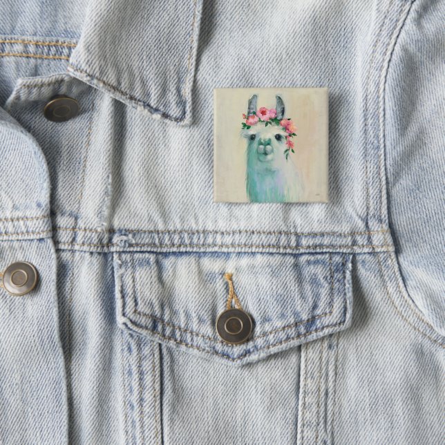 Festival Llama Button (Beispiel)