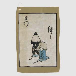 Festival Matsuri Kostümdarsteller Feudal Japan Golfhandtuch