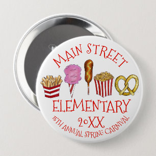 Festival Moon and Stars Button