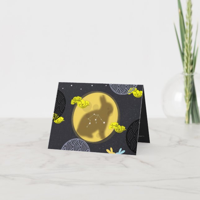 Festival Moon and Stars Karte (Vorderseite)
