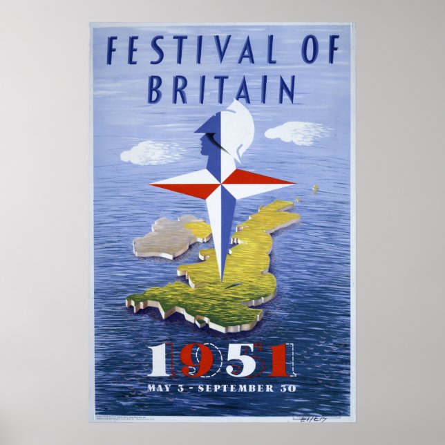 Festival of Britain Poster (Vorne)