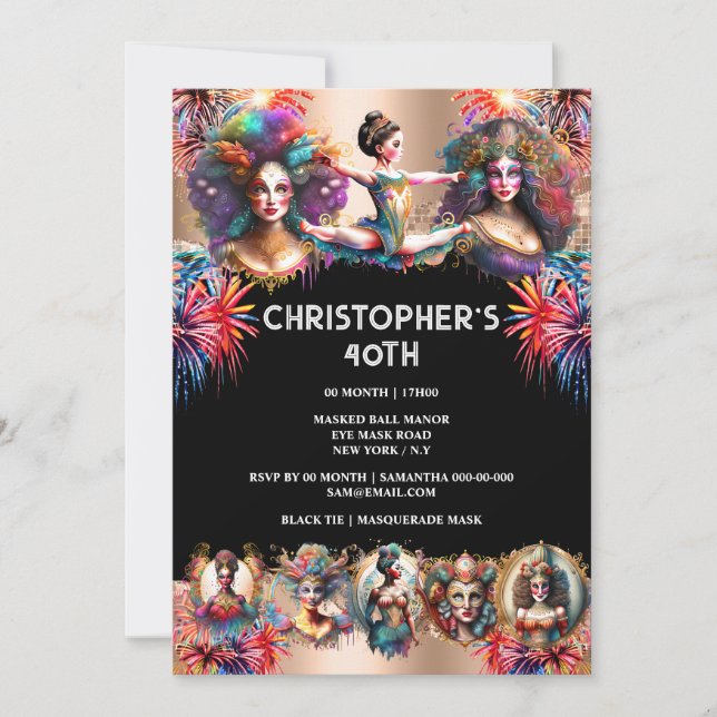 Festival Party - Martha Argerich Projekt Einladung (Vorderseite)