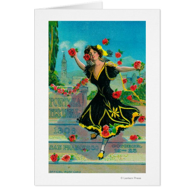 Festival Portola Publicité (danseuse) (Devant)