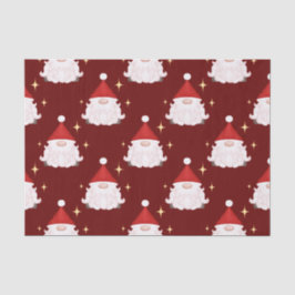 Festival Red Gonk Christmas Gnomes Nordic Seidenpapier