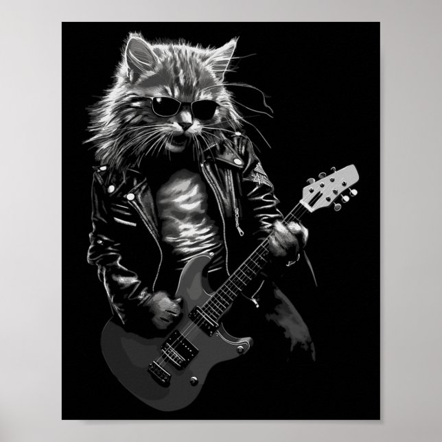 Festival Rock and Roll Musik Festival Cat Rock Gui Poster (Vorne)