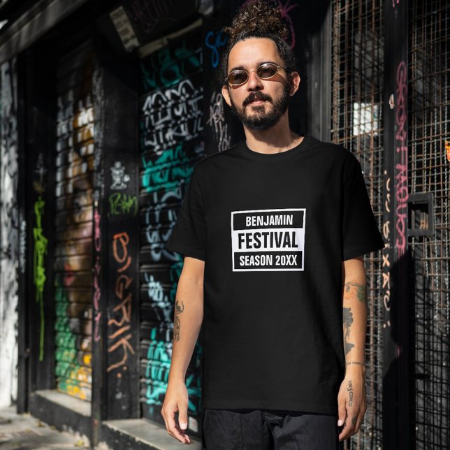 Festival Saison 20XX schwarz T-Shirt (Von Creator hochgeladen)