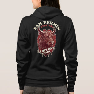Festival San Fermin - das Laufen der Bullen Hoodie