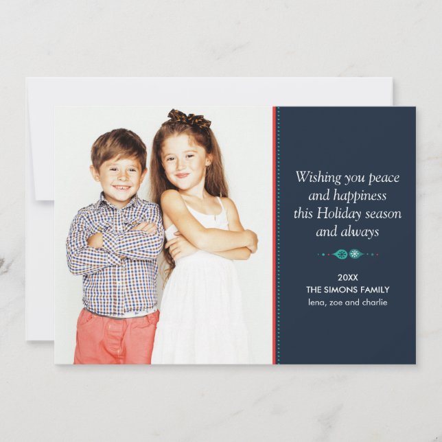 Festival Skandinavien Folklore Foto Karte (Vorderseite)