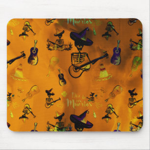 Festival Skeleton Mariachi - Día de los Muertos (2 Mousepad