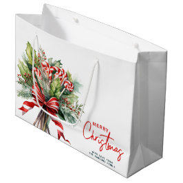 Festival Sweet Cany Canes Frohe Weihnachten Custom Große Geschenktüte
