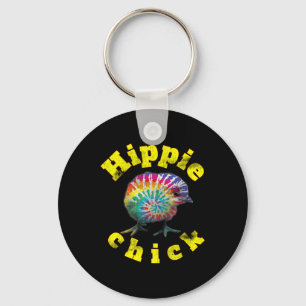 Festival Vibe Hippy Chick Gefärbte Krawatte Chick Schlüsselanhänger