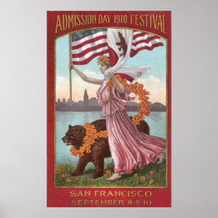 Festival von San Francisco 1910 Poster