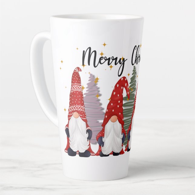 Festivale Noël de Latte Mug (Angle gauche)