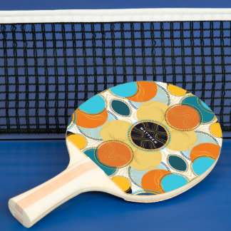 Festivals Abstraktes Muster - Name Tischtennis Schläger