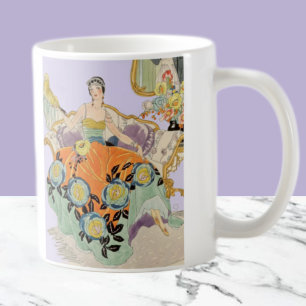 Festivals Art Deco Lady Kaffeetasse