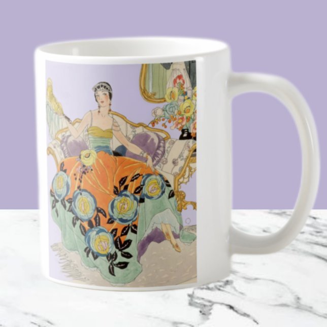 Festivals Art Deco Lady Kaffeetasse (Von Creator hochgeladen)