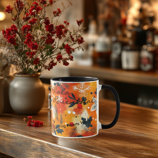 Festivals Boho Chic Weihnachten - Personalisierter Tasse (Von Creator hochgeladen)