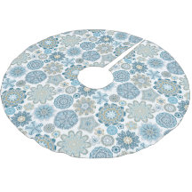 Festivals Chic Floral Mandala Schneeflocken Muster