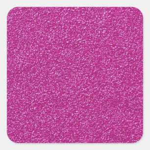 Festivals Chic Pink Glitzer Hintergrund Romantisch Quadratischer Aufkleber